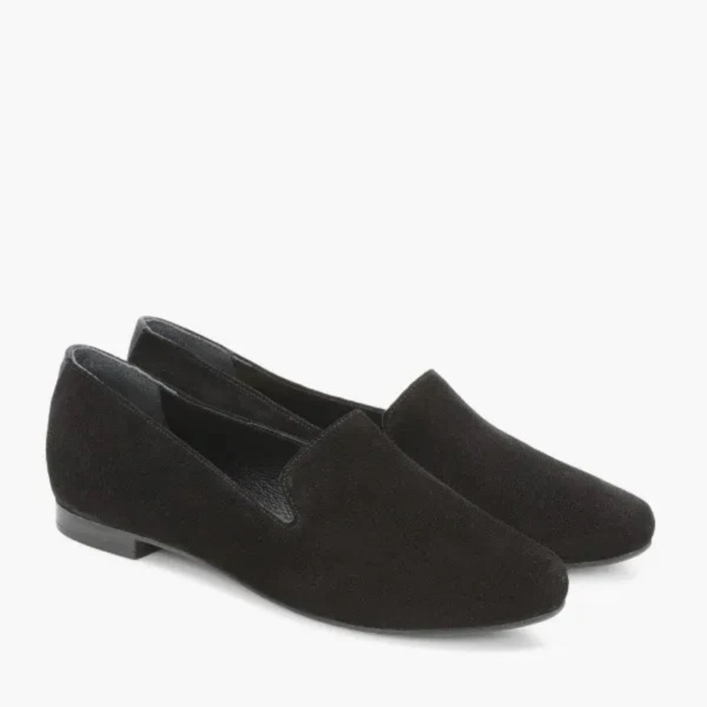 Black loafers made in Poland Rylko brand
